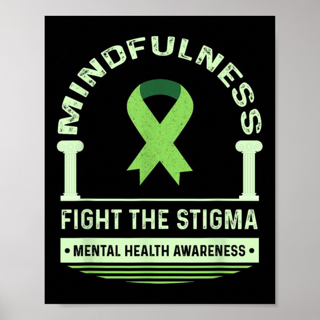 Affiche Lutter contre la stigmatisation Chemise santé ment (Devant)