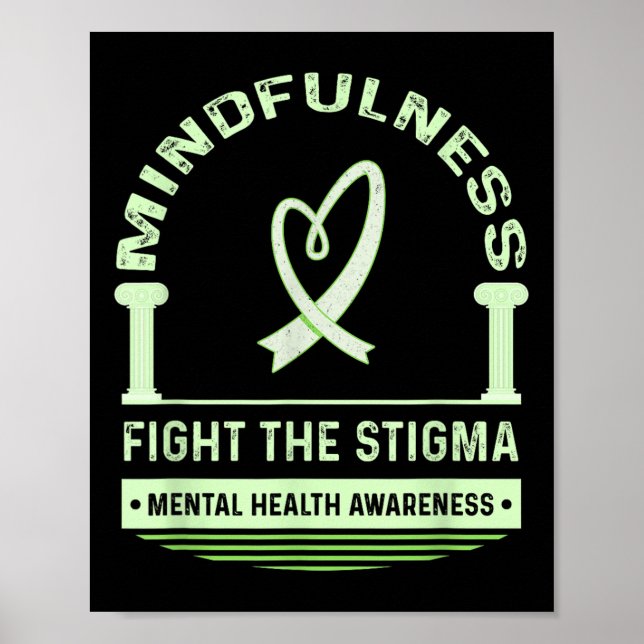 Affiche Lutter Contre La Stigmatisation De La Santé Mental (Devant)