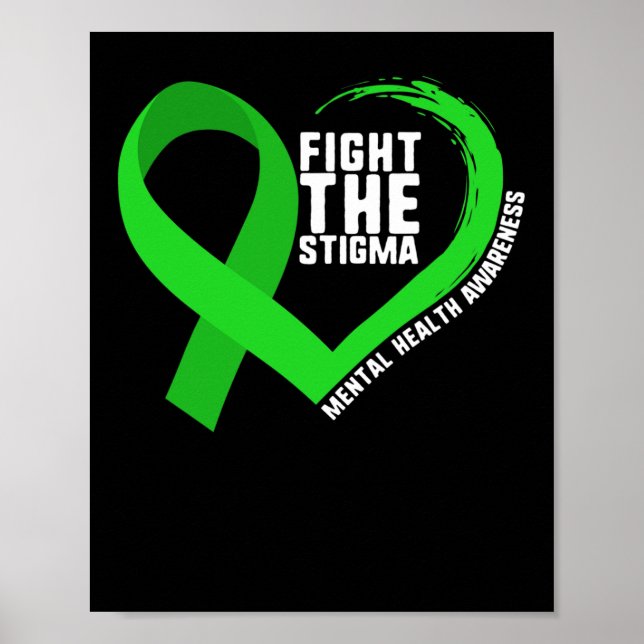Affiche Lutter contre la stigmatisation et la dépression d (Devant)