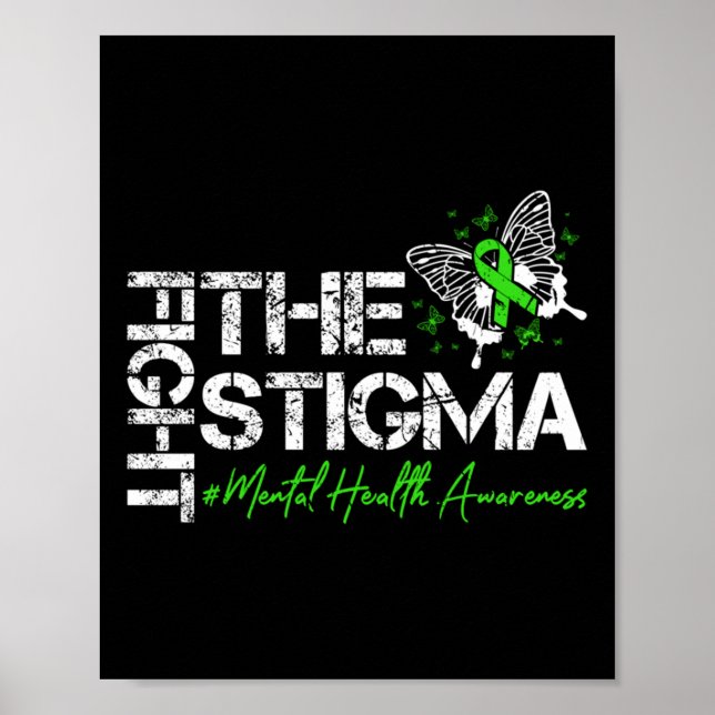 Affiche Lutter contre la stigmatisation et le suicide en s (Devant)