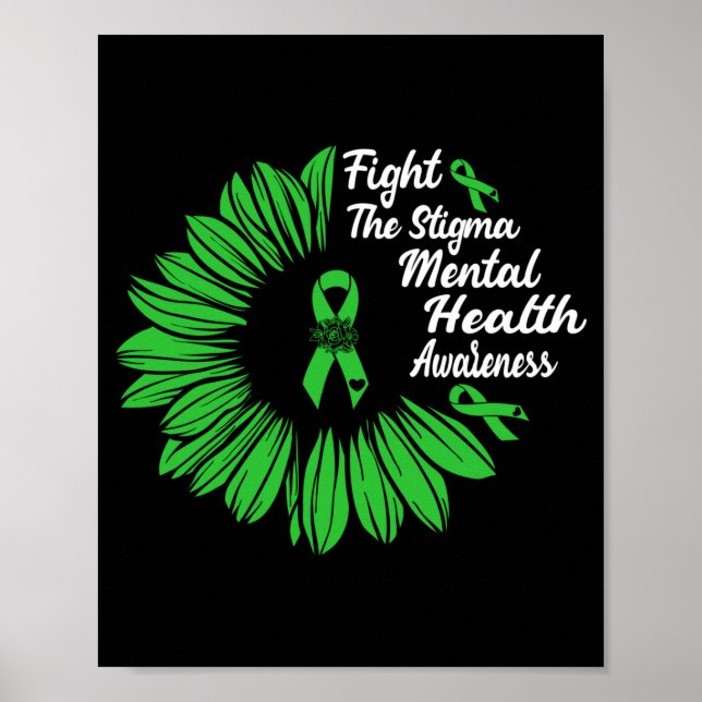 Affiche Lutter contre la stigmatisation _ Mois de la sensi (Devant)