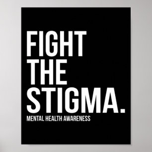 Affiche Lutter contre la stigmatisation Sensibilisation à