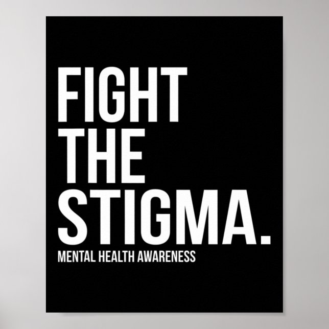 Affiche Lutter contre la stigmatisation Sensibilisation à  (Devant)