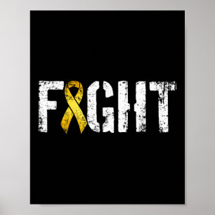 Affiche Lutter contre le cancer chez les enfants Sensibili
