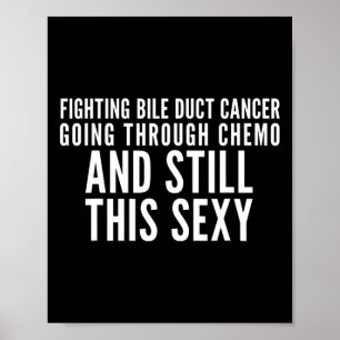 Affiche Lutter Contre Le Cancer De La Bile Duct À Travers