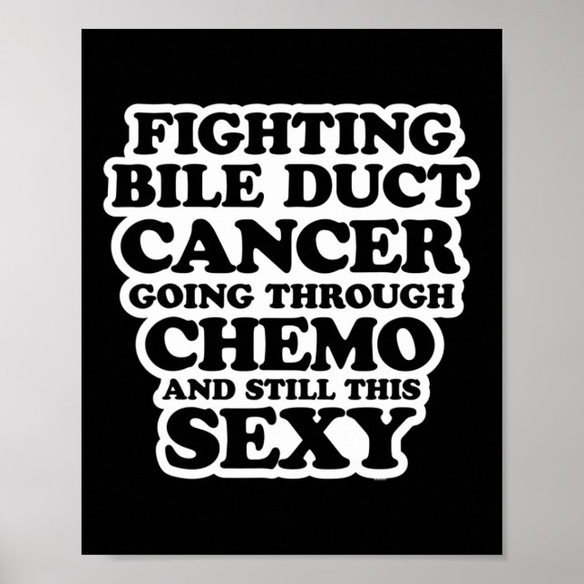 Affiche Lutter contre le cancer de la bille Chemo Y Citati (Devant)