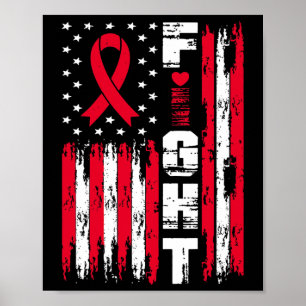 Affiche Lutter contre le cancer du sang Sensibilisation Pa