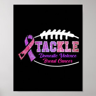 Affiche Lutter Contre Le Cancer Du Sein Et La Violence Fam
