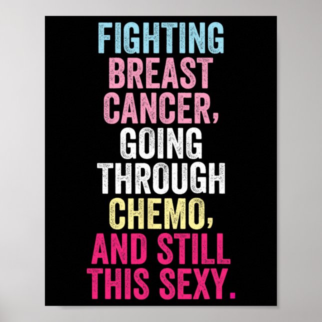 Affiche Lutter contre le cancer du sein reste un cancer du (Devant)
