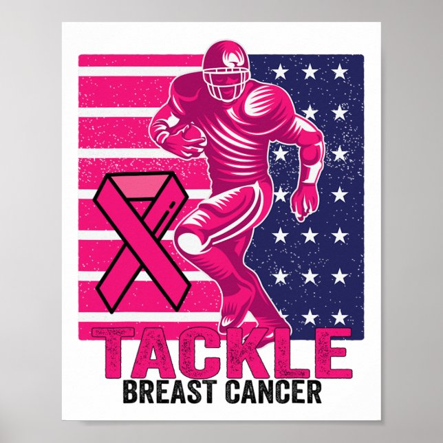 Affiche Lutter contre le cancer du sein Sensibilisation Fo (Devant)