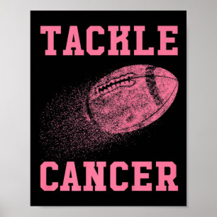 Affiche Lutter contre le cancer Football - Sensibilisation