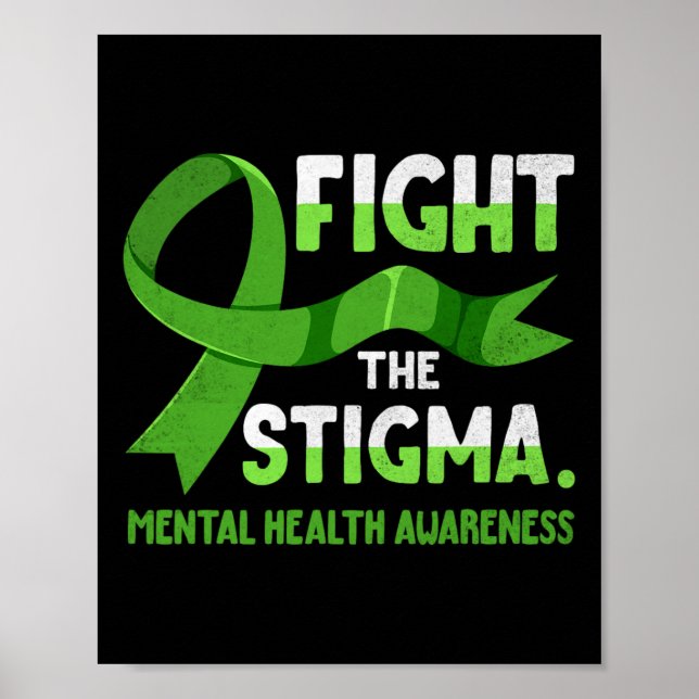 Affiche Lutter Contre Le Ruban Des Hommes De La Stigmatisa (Devant)