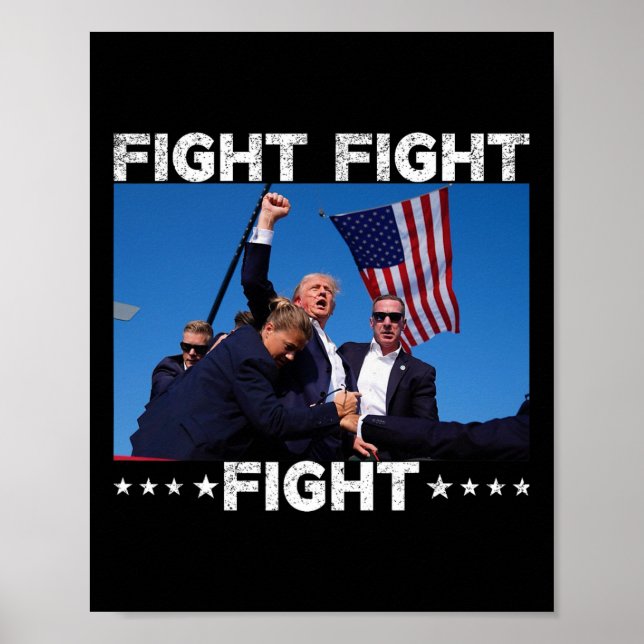 Affiche Lutter contre Trump 2024 Vote Trump (Devant)