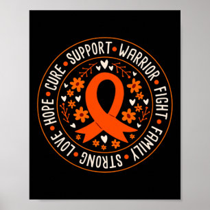 Affiche Lutter Famille Forte Amour Espoir Cure Support Leu