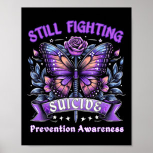 Affiche Lutter toujours contre la prévention du suicide Be