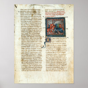 Affiche Luttez entre les chevaliers, 'des d'Artus romains