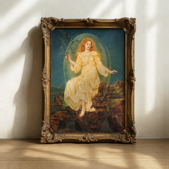 Affiche Lux in Tenebris | Evelyn De Morgan (Créateur téléchargé)