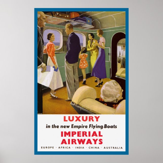 Affiche Luxe dans le nouvel empire Bateaux Volants (Devant)