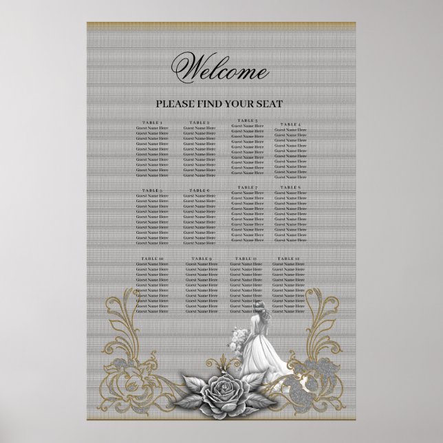 Affiche Luxe et romance. (Devant)