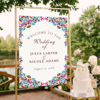 Luxe Fantaisiste Mariage Floral Bordure Style Ivoi