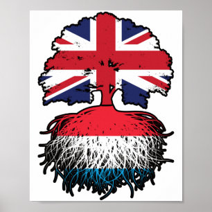 Affiche Luxembourg Luxembourg Luxembourg Royaume-Uni