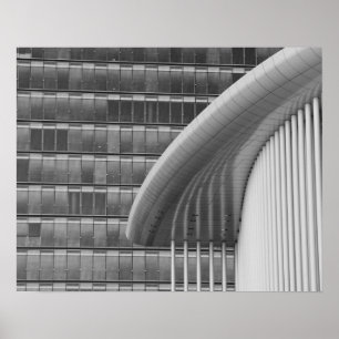Affiche Luxembourg, ville de Luxembourg, plateau du Kirchb