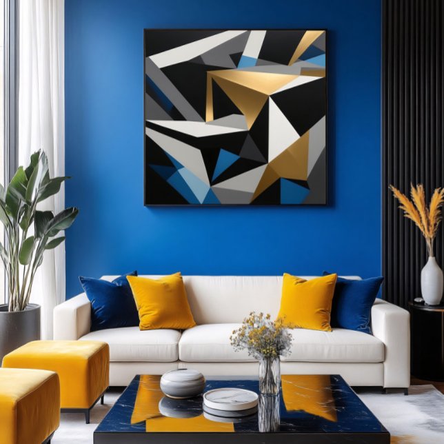 Affiche Luxury Geometric Prism (Créateur téléchargé)