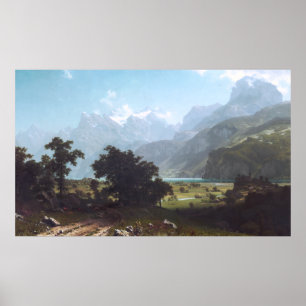 Affiche Luzerne de lac par Albert Bierstadt