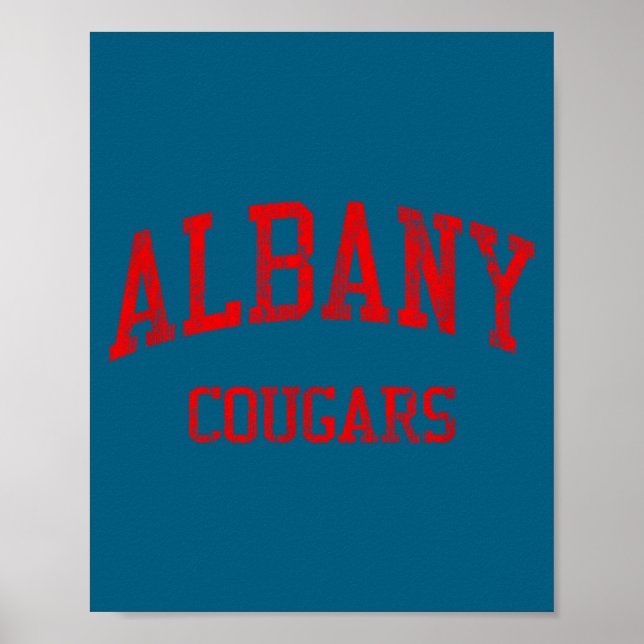 Affiche Lycée Albany Hs Ca Œuvre d'art (Devant)