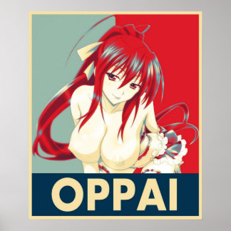 Affiche Lycée DxD Akeno Himejima Oppai Pop Art