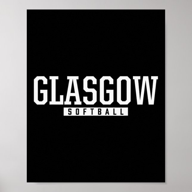 Affiche Lycée Glasgow Softll  (Devant)