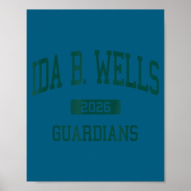 Affiche Lycée Ida b. wells promotion 2026 Portland or (Devant)