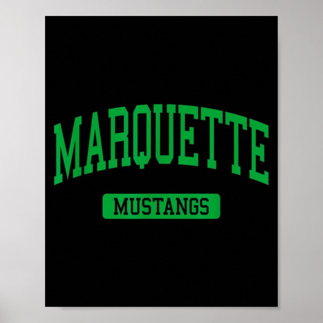 Affiche lycée Marquette hs chesterfield mo universitaire (Devant)