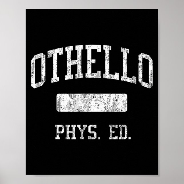 Affiche Lycée Othello Hs Othello Wa Éducation Physique  (Devant)
