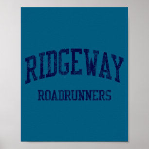 Affiche Lycée Ridgeway lycée supérieur Memphis TN sports v