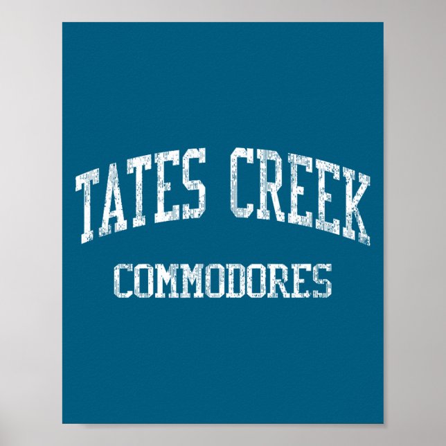 Affiche lycée Tates creek hs lexington ky vintage (Devant)