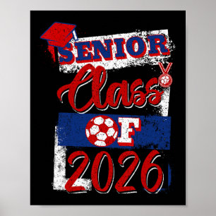 Affiche Lycéen senior joueur de football de la promotion 2