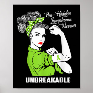 Affiche Lymphome guerrier non-hodgkiné Conscience indestru