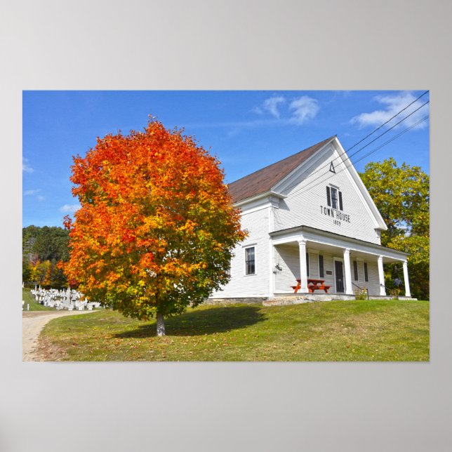 Affiche Lyndon Town House, Vermont (Devant)