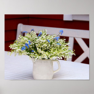 Affiche Lys de la vallée (Convallaria majalis)