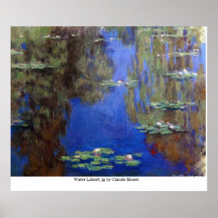 Affiche Lys d'eau6_lg par Claude Monet