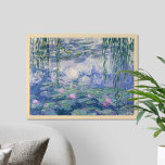 Affiche Lys d'eau Claude Monet<br><div class="desc">Poster de Water Lilies peinture d'art de paysage botanique par Claude Monet</div>