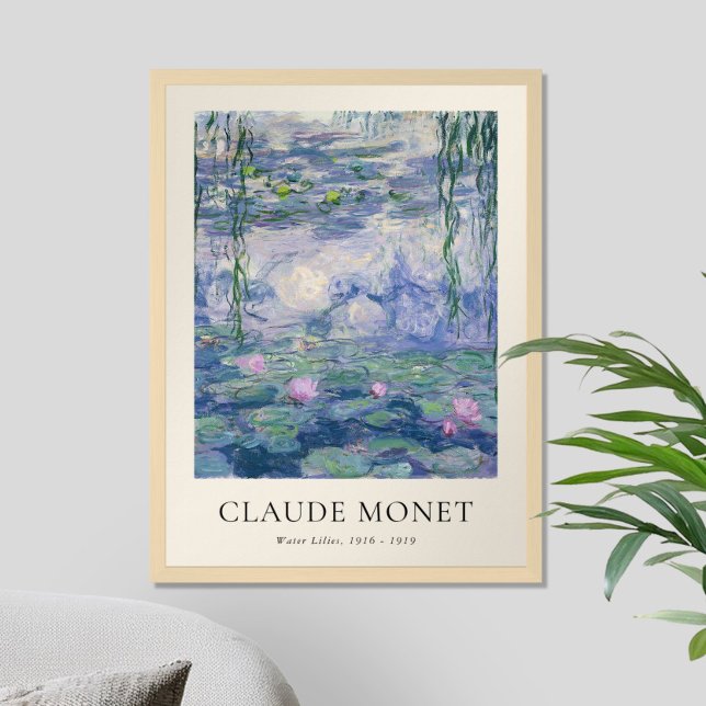 Affiche Lys d'eau Claude Monet (Créateur téléchargé)