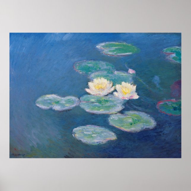 Affiche Lys d'eau - Claude Monet (Devant)