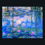 Affiche Lys d'eau Claude Monet restaurés<br><div class="desc">Lys d'eau Claude Monet restaurés</div>