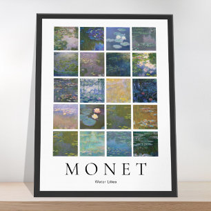 Affiche Lys d'eau Monet