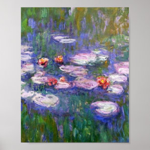 Affiche Lys D'Eau Par Claude Monet 1916