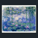 Affiche Lys d'eau par Monet | 16"x20"<br><div class="desc">Ce morceau est tiré de la célèbre série de nénuphars de Monet. Peint en 1910, c’est un excellent exemple d’impressionnisme - captant la lumière fugace, les réflexions et le mouvement doux de l’eau. Les couleurs et les traits donnent une sensation de vie paisible à la scène. Disponible en 5:4 tailles....</div>