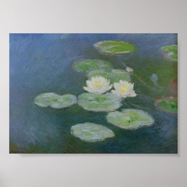 Affiche Lys d'eau, Pond Van Gogh célèbre peinture (Devant)