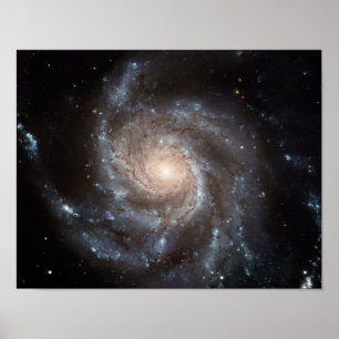 Affiche M101 Pinwheel Spiral Galaxy NASA